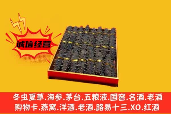 广元昭化区回收海参